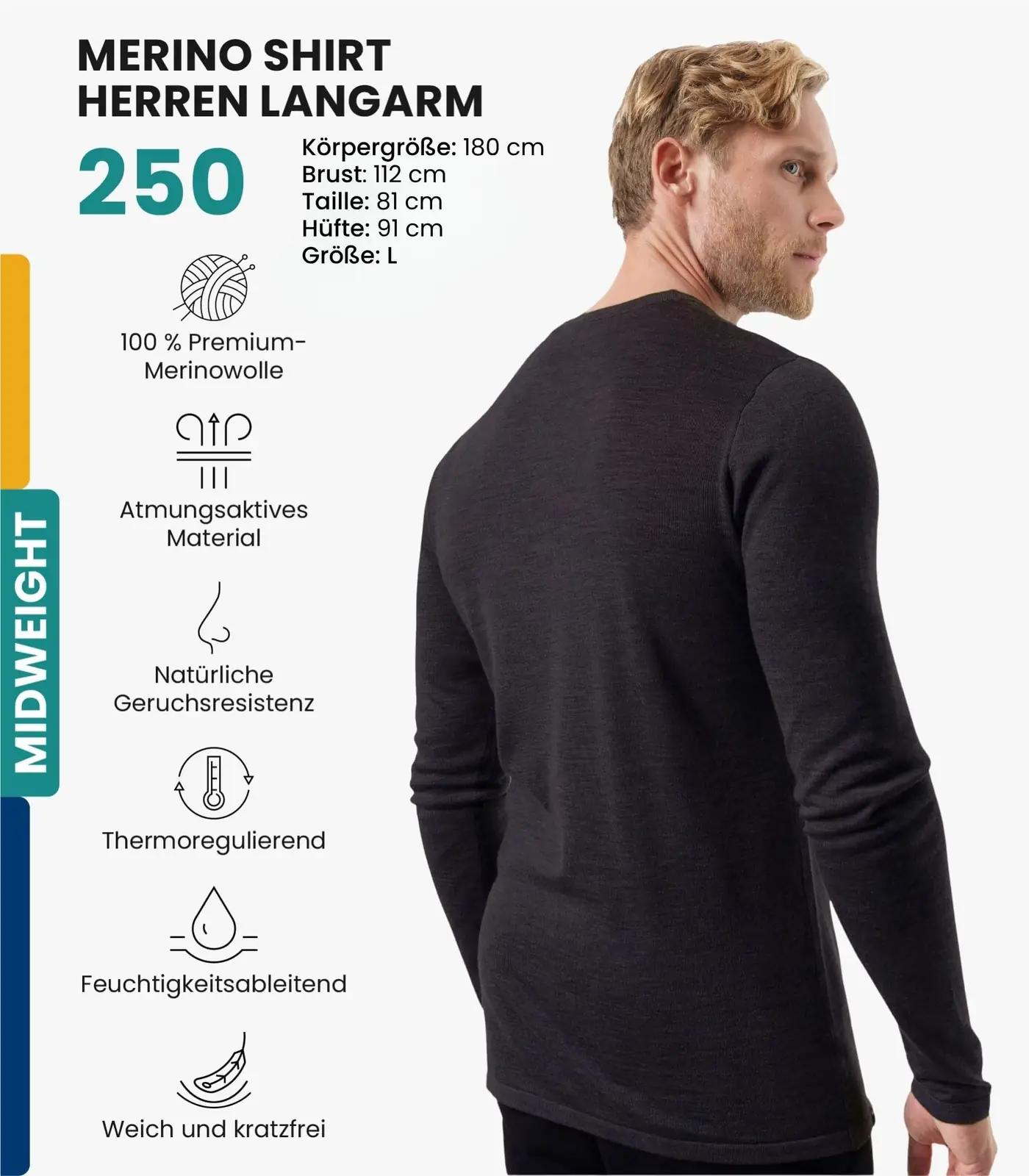 Merino.tech pehme meriinovillast termopõhi – mugav ja hingav – detailne vaade