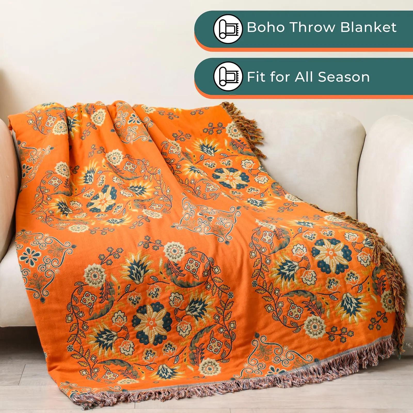 HOORDRY puuvillane päevatekk 150×200 cm — boho muster – pilt 7