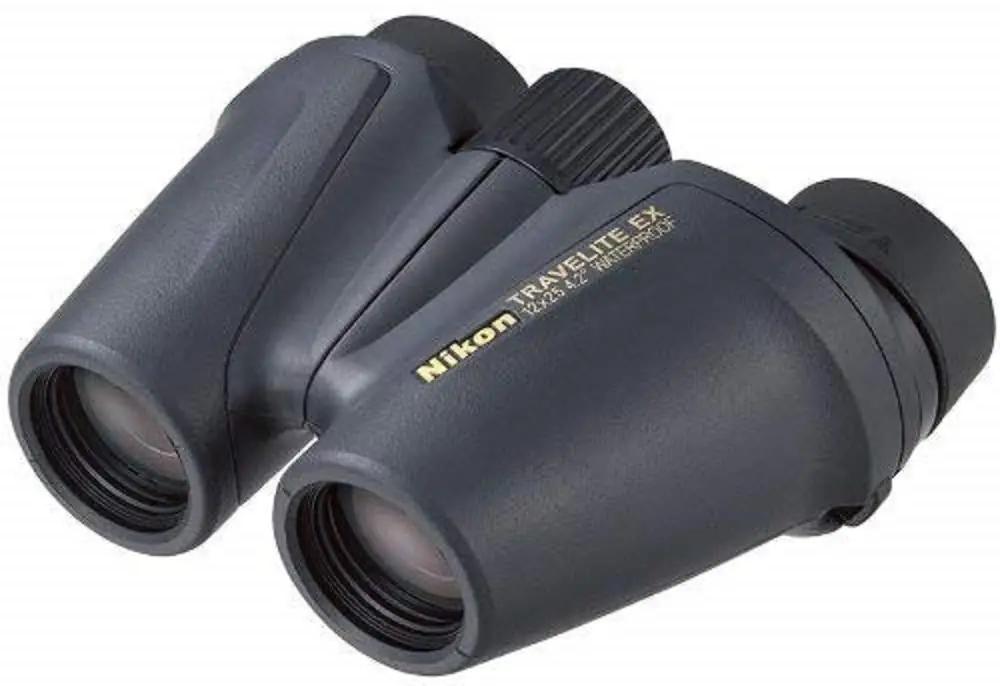 Nikon kompaktsed reisiprillid 12×25 — vastupidav kummkate