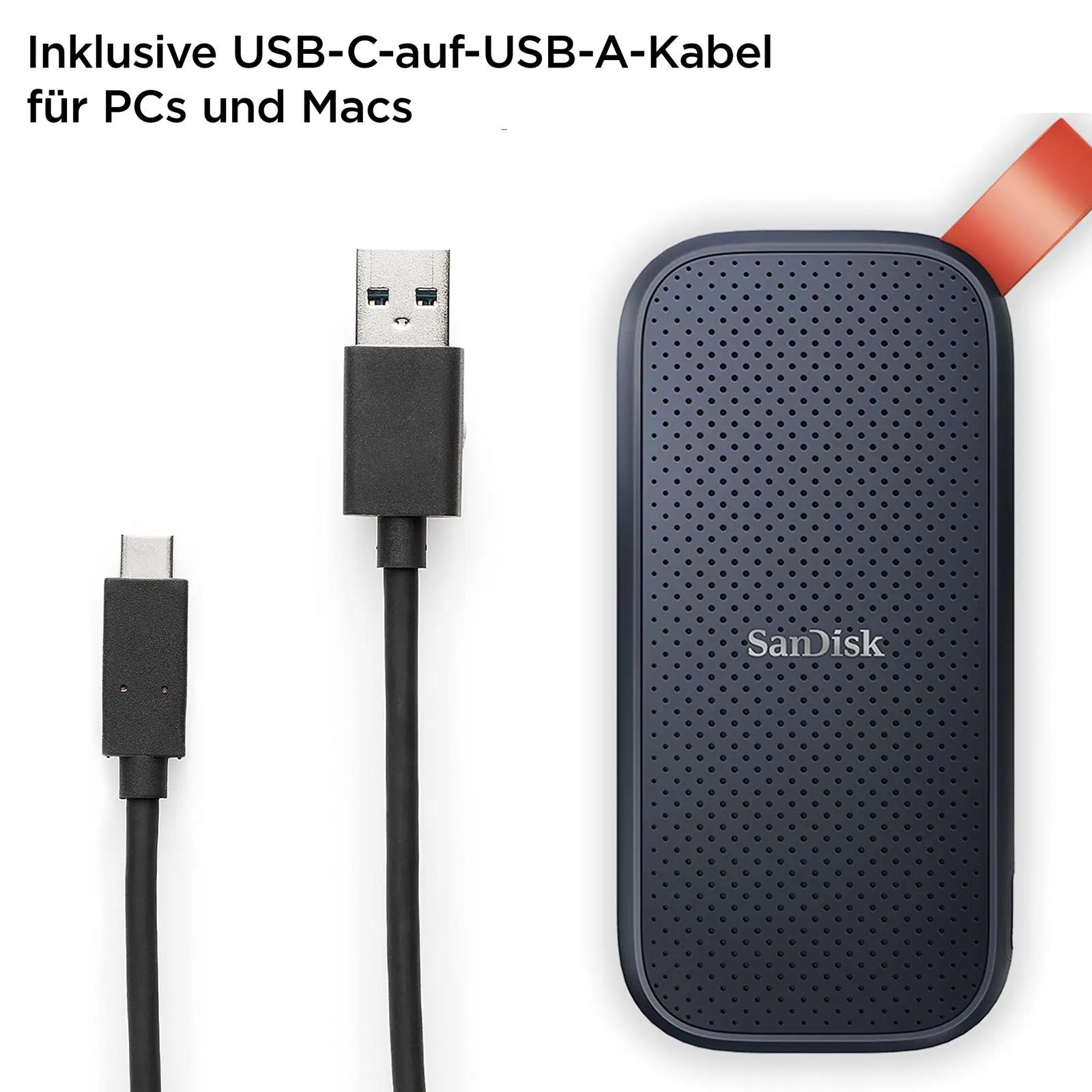 SanDisk kerge ja vastupidav 2 TB kaasaskantav SSD — kiire – pakend ja tarvikud