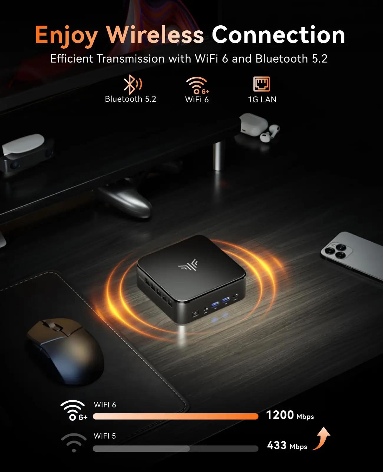 NiPoGi nutikas mini-PC — vastupidav ja kompaktne kodu- ja – pilt 8