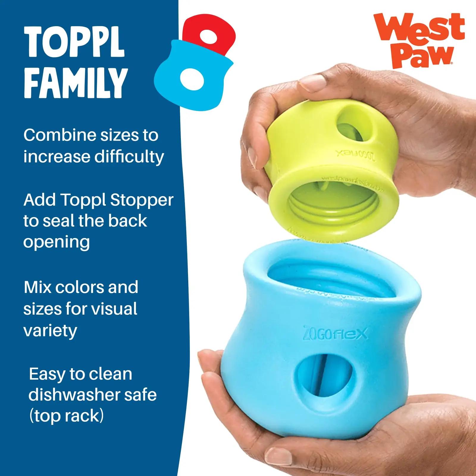 WEST PAW vastupidav kummist maiusepall koerale – ZG085GRN XL – pilt 6