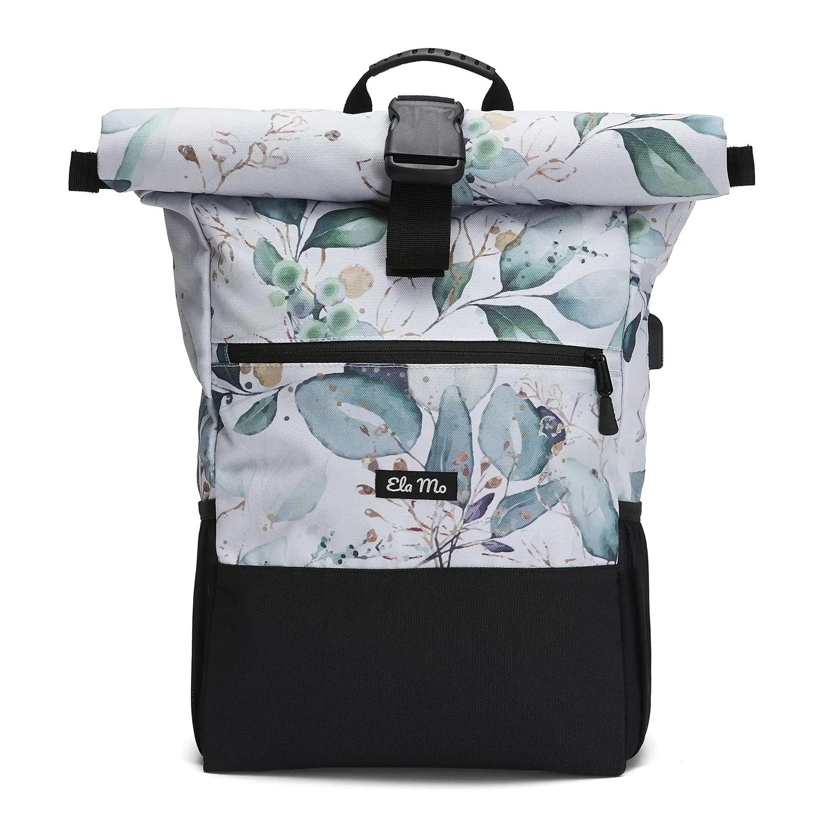 Ela Mo elegantne rolltop seljakott – veekindel ja turvaline