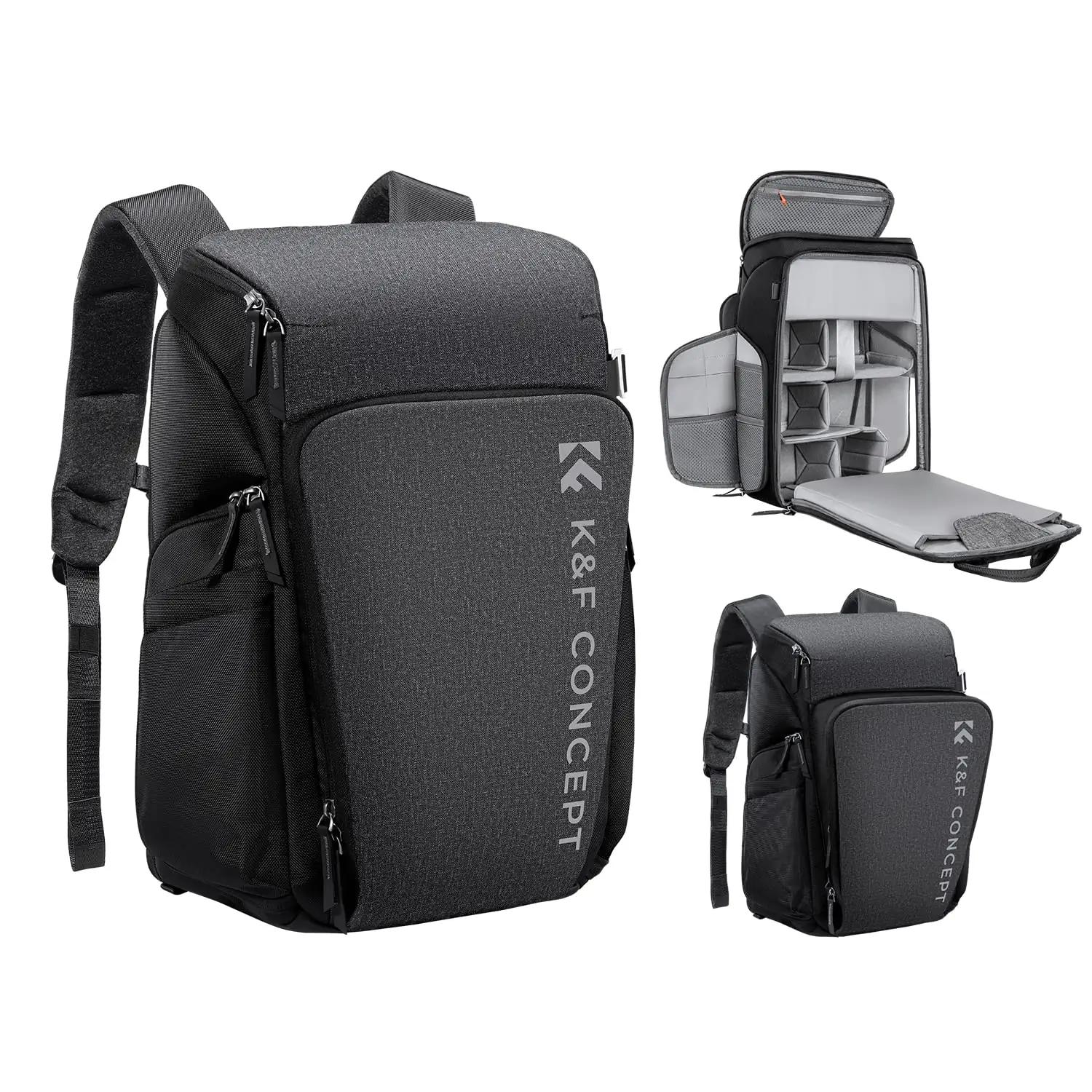 K&F CONCEPT vastupidav fotokott 25L — sülearvutisahtliga