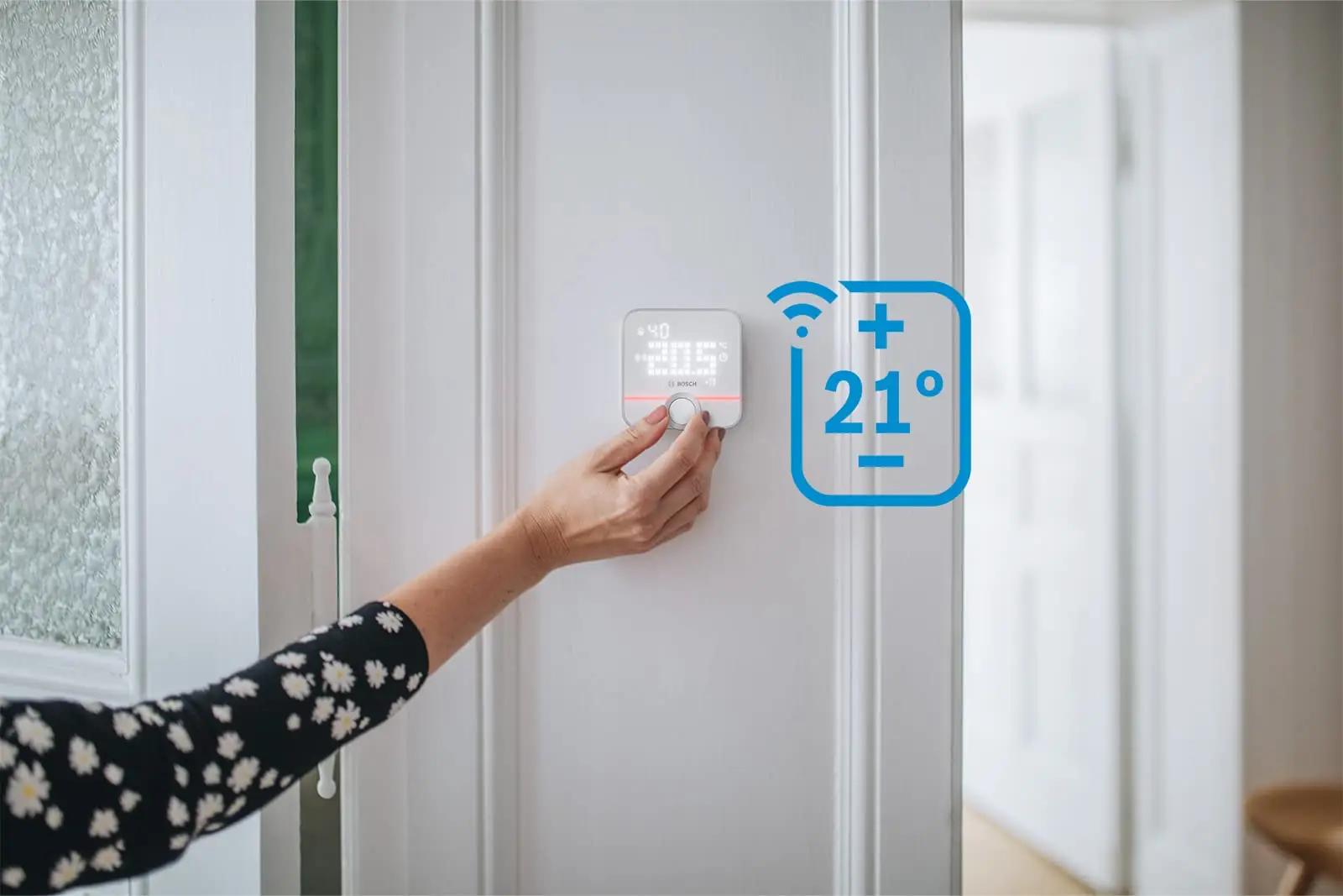 Bosch Smart Home ruumitermostaat II — mugav koduautomaatika – detailne vaade