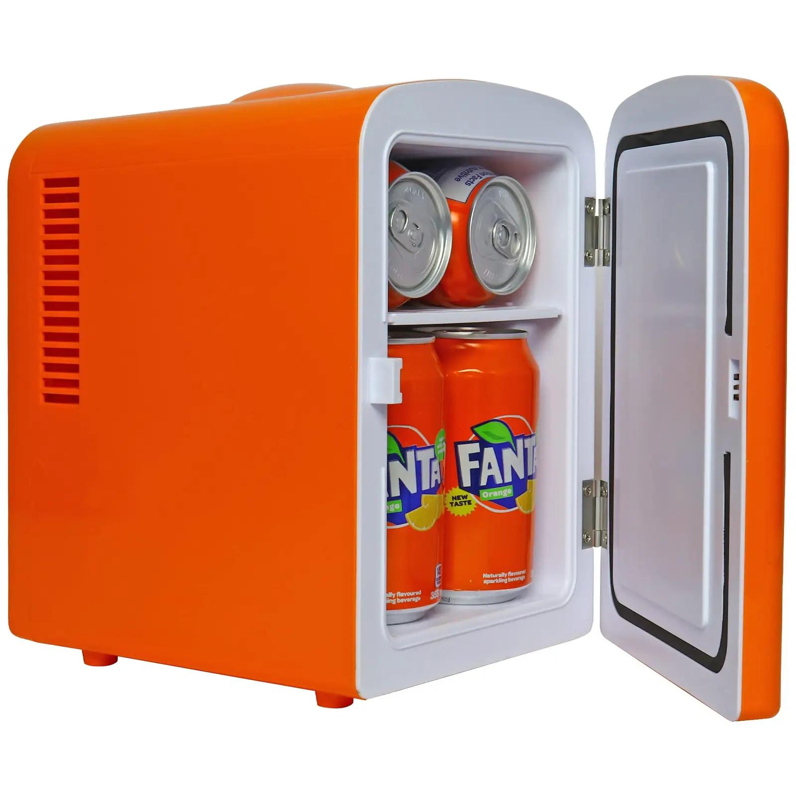 Koolatron oranž 4L mini-jääkapike nahahoolduseks ja reisiks – pakend ja tarvikud
