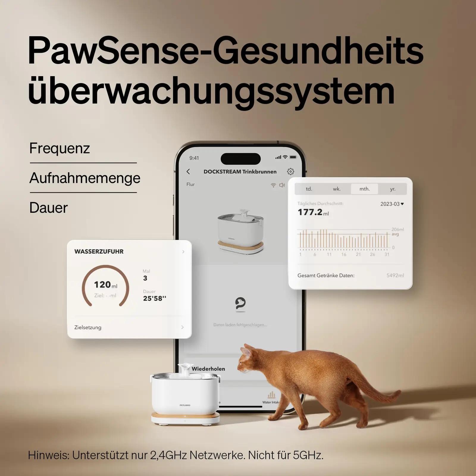 PETLIBRO automaatne kassiveeallikas 2,5L – vaikne ja hügieeniline – detailne vaade