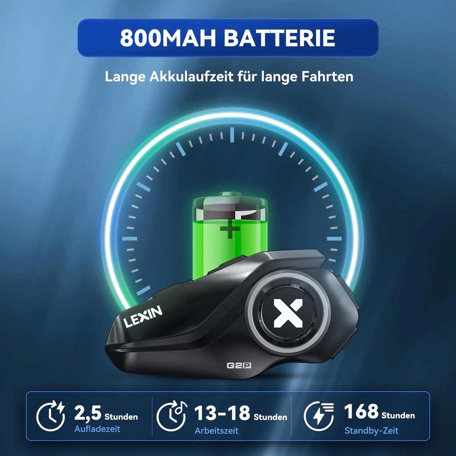 LEXIN mootorratta ABS-peakomplekt – veekindel suhtlus sõidul – lisavaade
