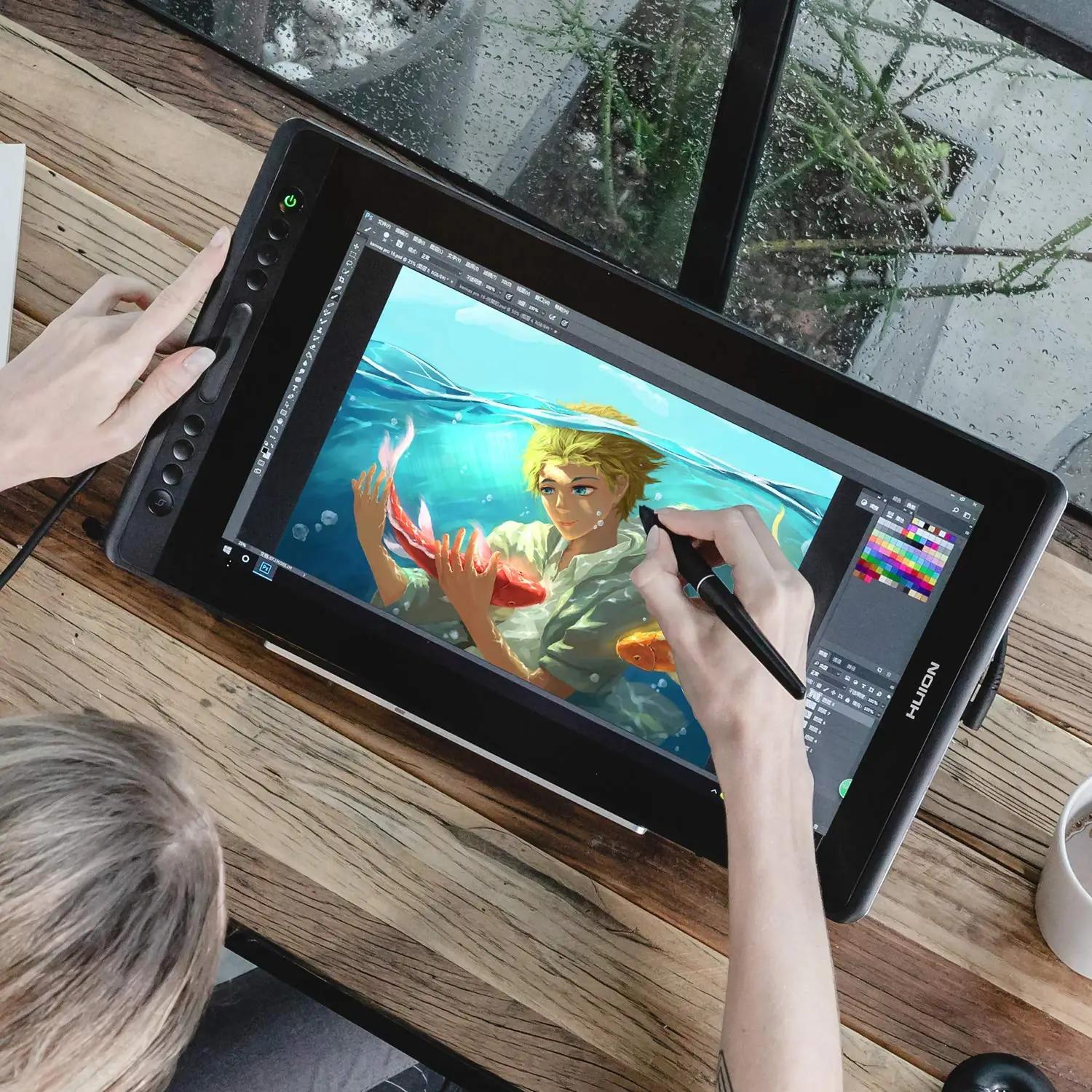 HUION Kamvas Pro 16 — professionaalne 15,6″ joonistuslahendus – pilt 7