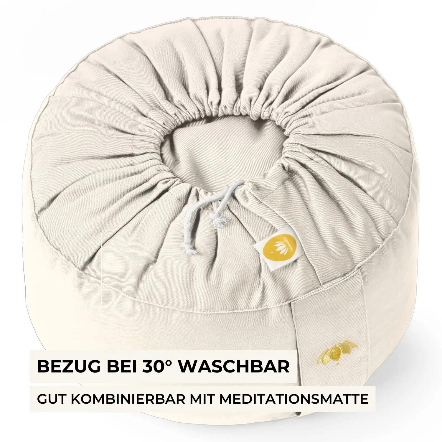 Lotuscrafts puuvillane meditatsioonipatja — ergonoomiline iste – kasutusnäide