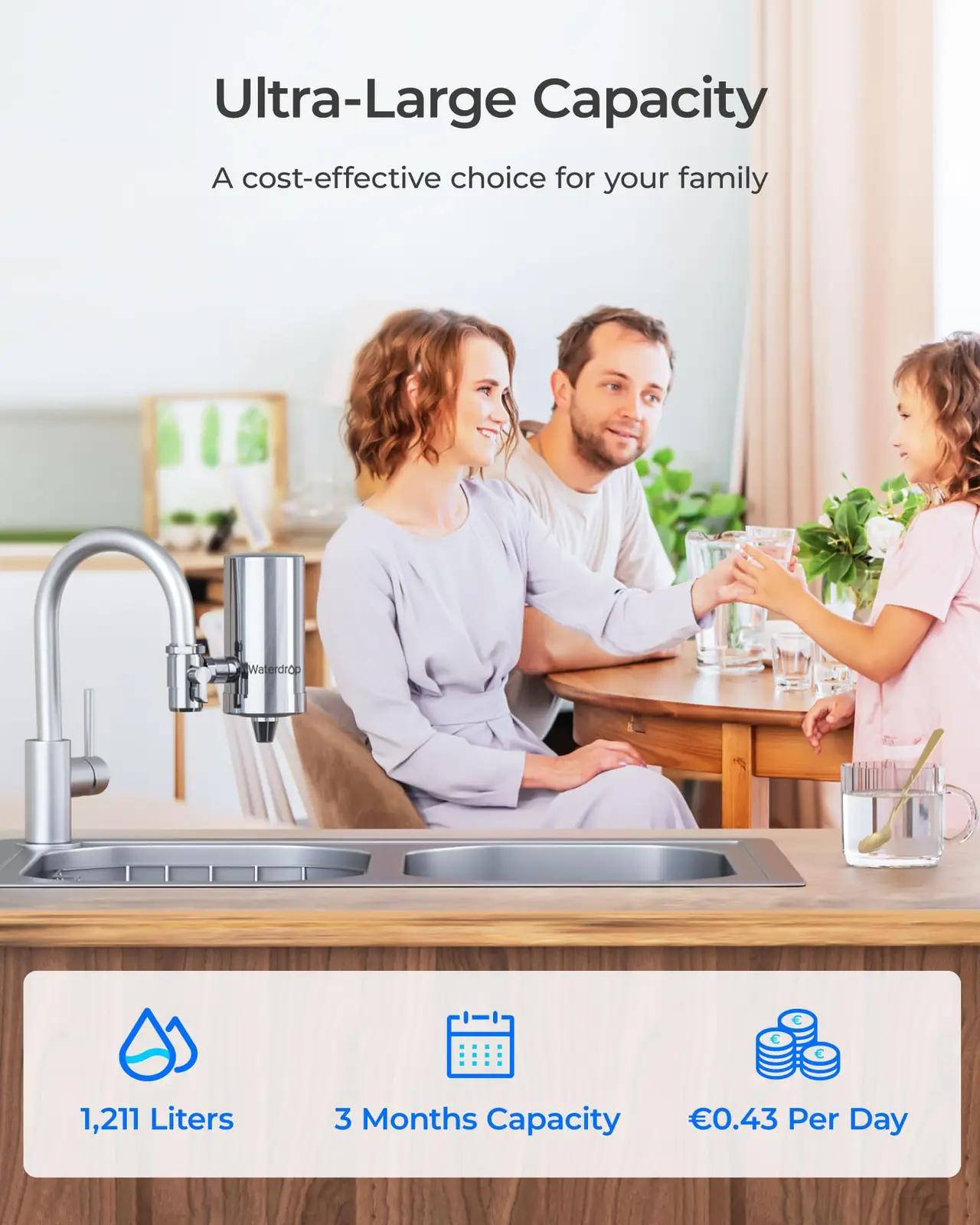 Waterdrop roostevaba kraanifilter — puhas joogivesi kodus – pilt 8