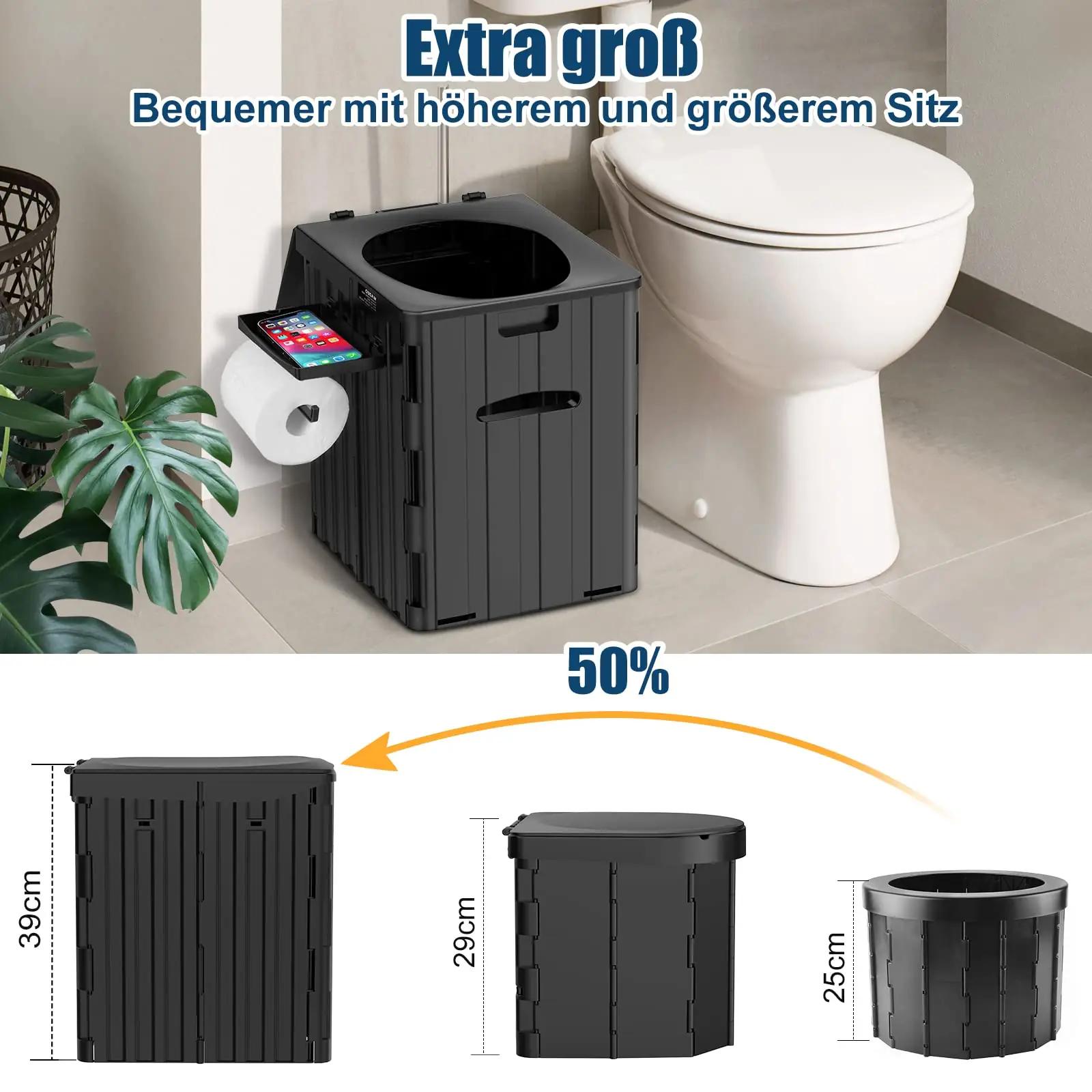 WADEO tugev ABS-materjalist kaasaskantav telk-wc 38L – pilt 6