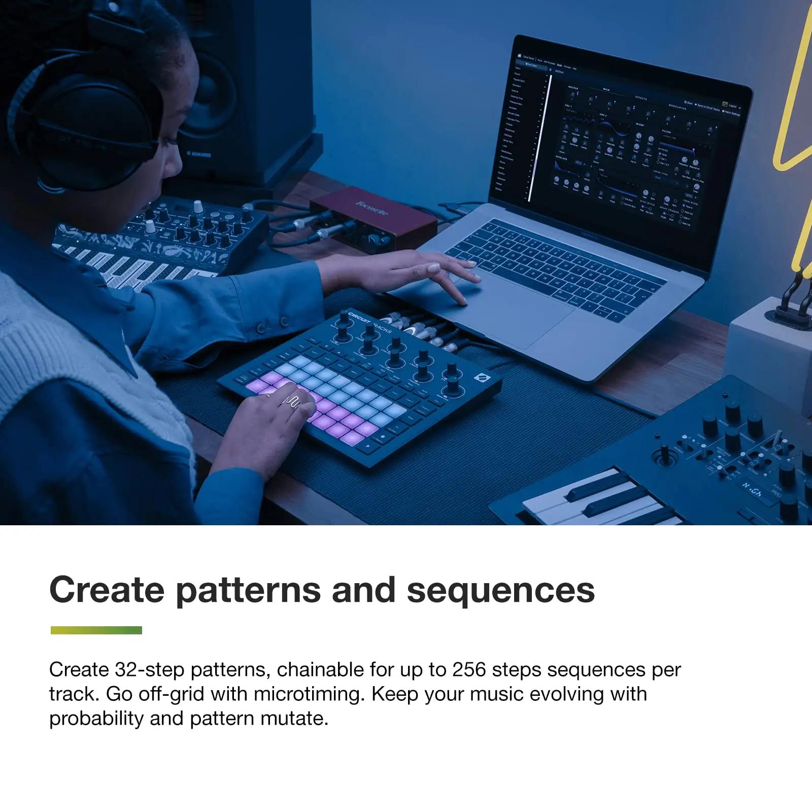 Novation groovebox: kerge süsinikkiust muusikaloome ja lavakõla – kasutusnäide