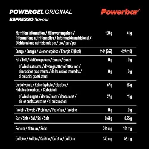 Powerbar energigeel Espresso — kõrge süsivesikusisaldusega – pilt 6