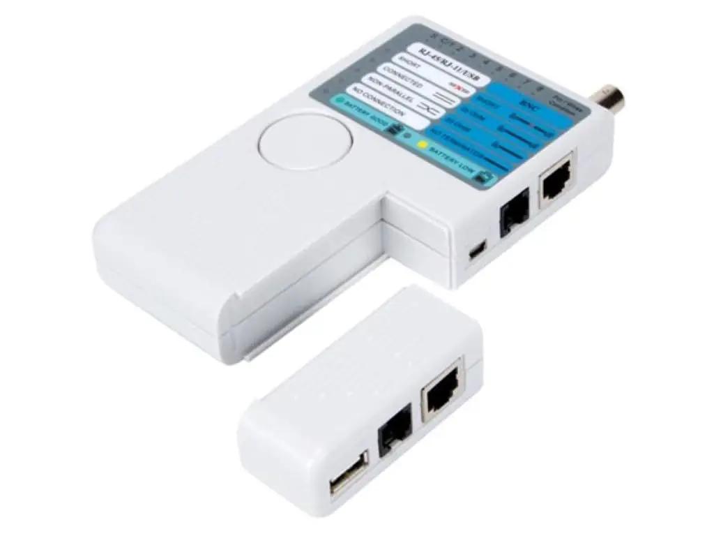 Velleman kvaliteetne kaablitester USB, RJ45 ja RJ11 jaoks – detailne vaade