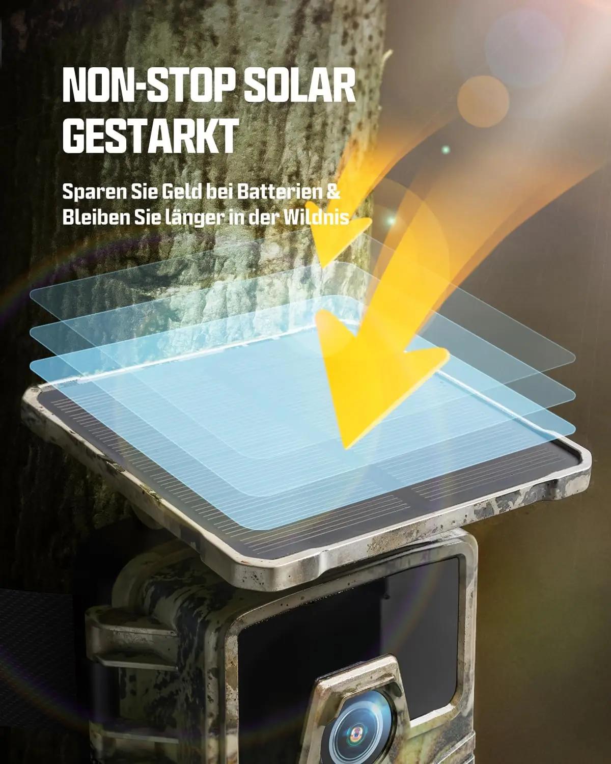 CEYOMUR päikeseenergia metsakaamera 4K 60MP – kasutusnäide