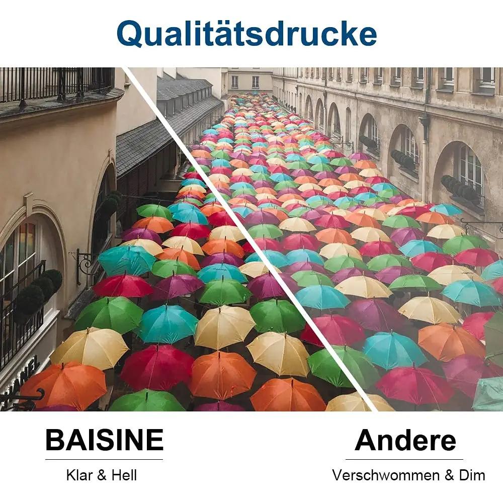 BAISINE 5-komplekt tintide aseaine Kyocera trükkimiseks – kasutusnäide