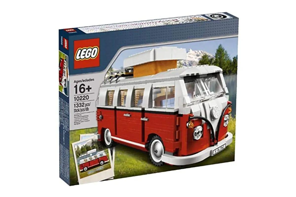 LEGO kahepoolselt mänguline VW T1 Campingbus kui kingitus – kasutusnäide