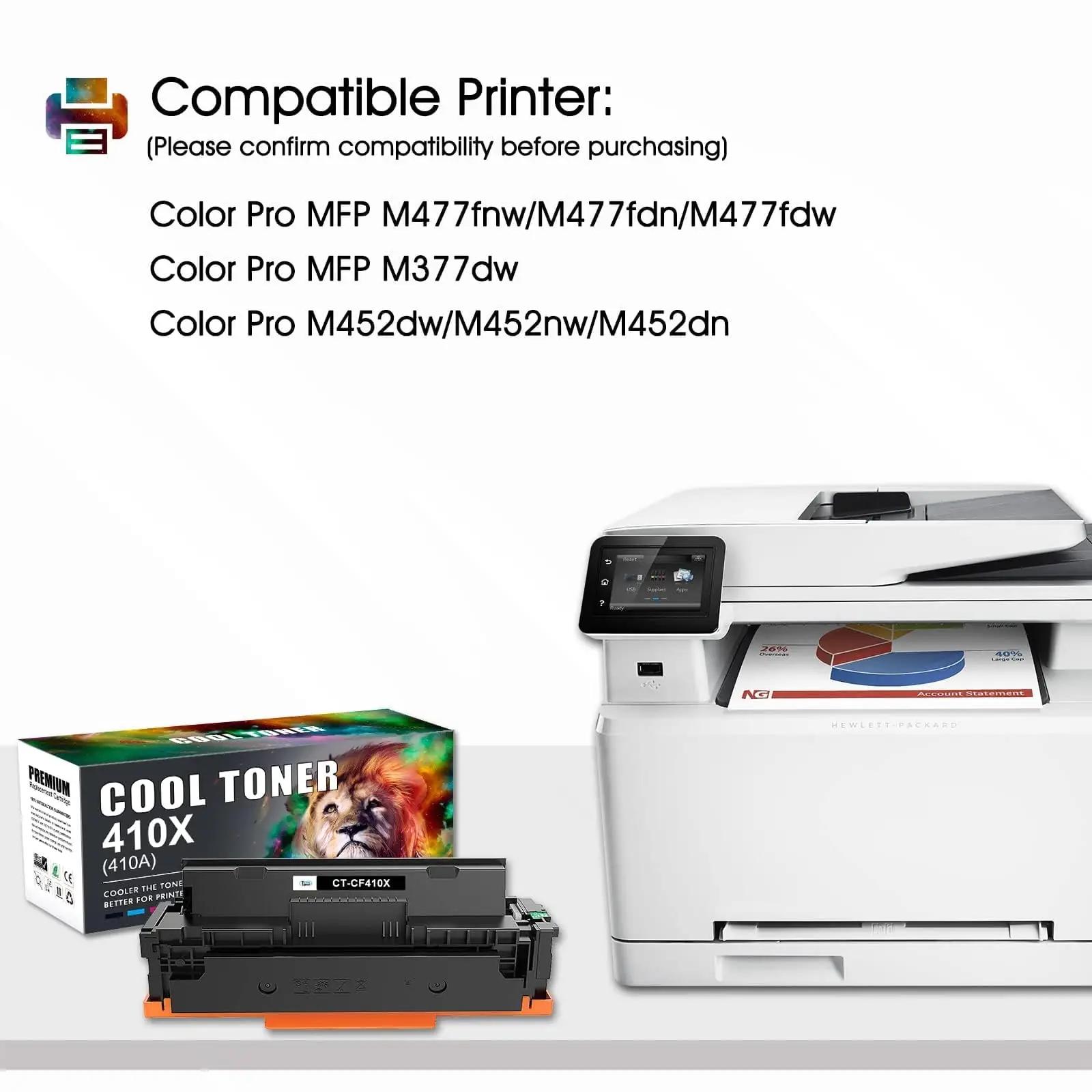 Cool Toner vastupidav komplekt – asendustoner HP 410A jaoks – detailne vaade