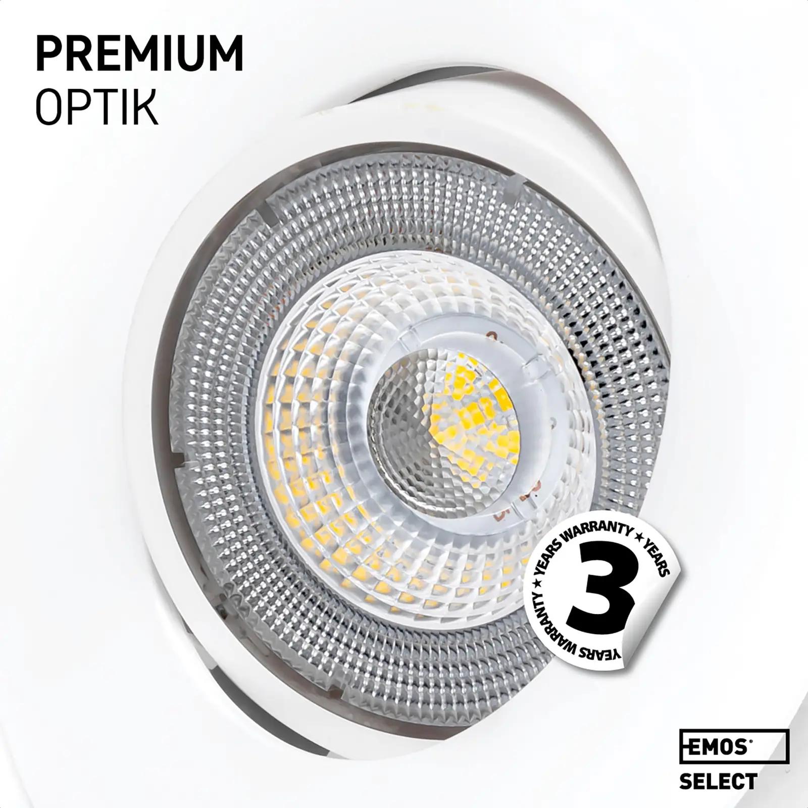 EMOS LED sisseehitatav spot, 12tk — soe valge valgustus – pilt 6