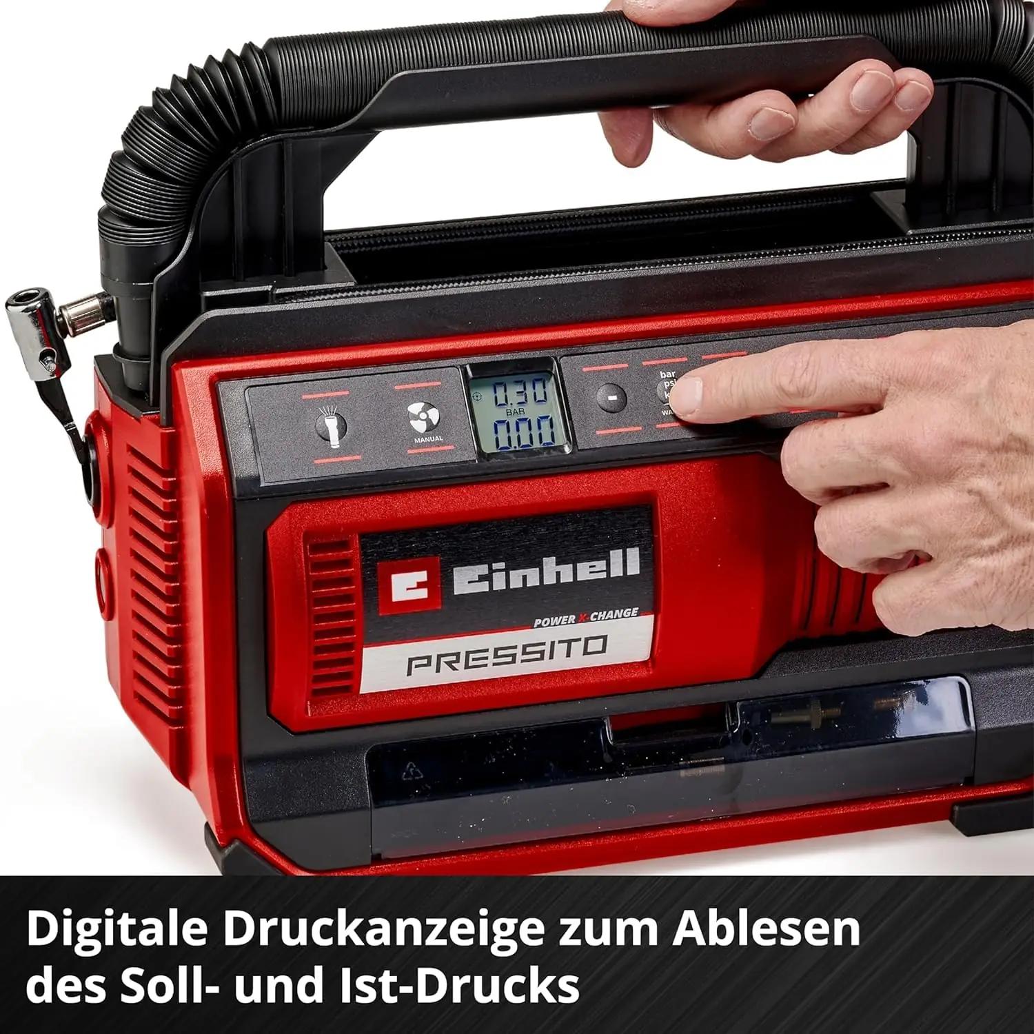 Einhell metallist hübriidkompressor PRESSITO – mugav rehvitäide – pilt 7