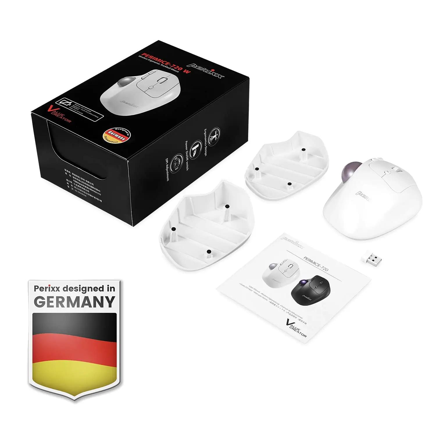 Perixx ergonoomiline traatvaba trackball-hiir – pilt 7