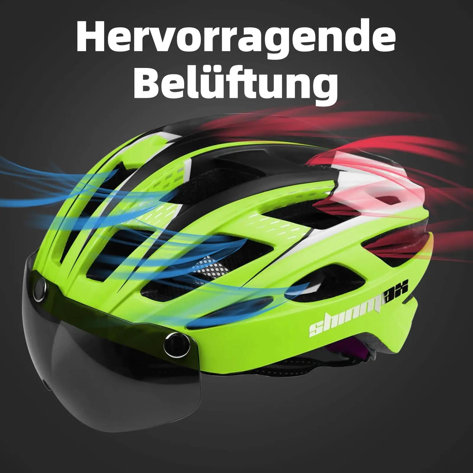 Shinmax kaitsekiiver HT-19 fluorestseeruv L suurus – pilt 8