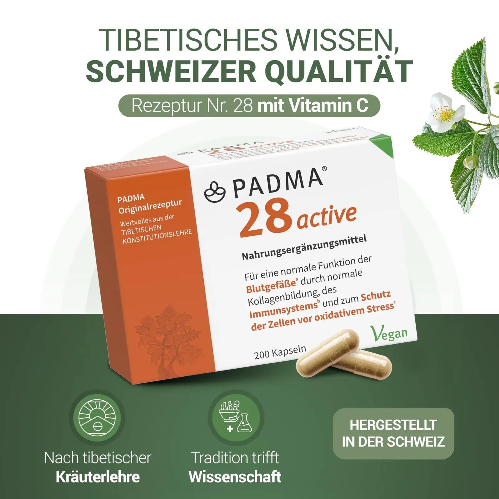 PADMA 28 active 726v200 mineraalid ja toidulisandid – detailne lähivaade
