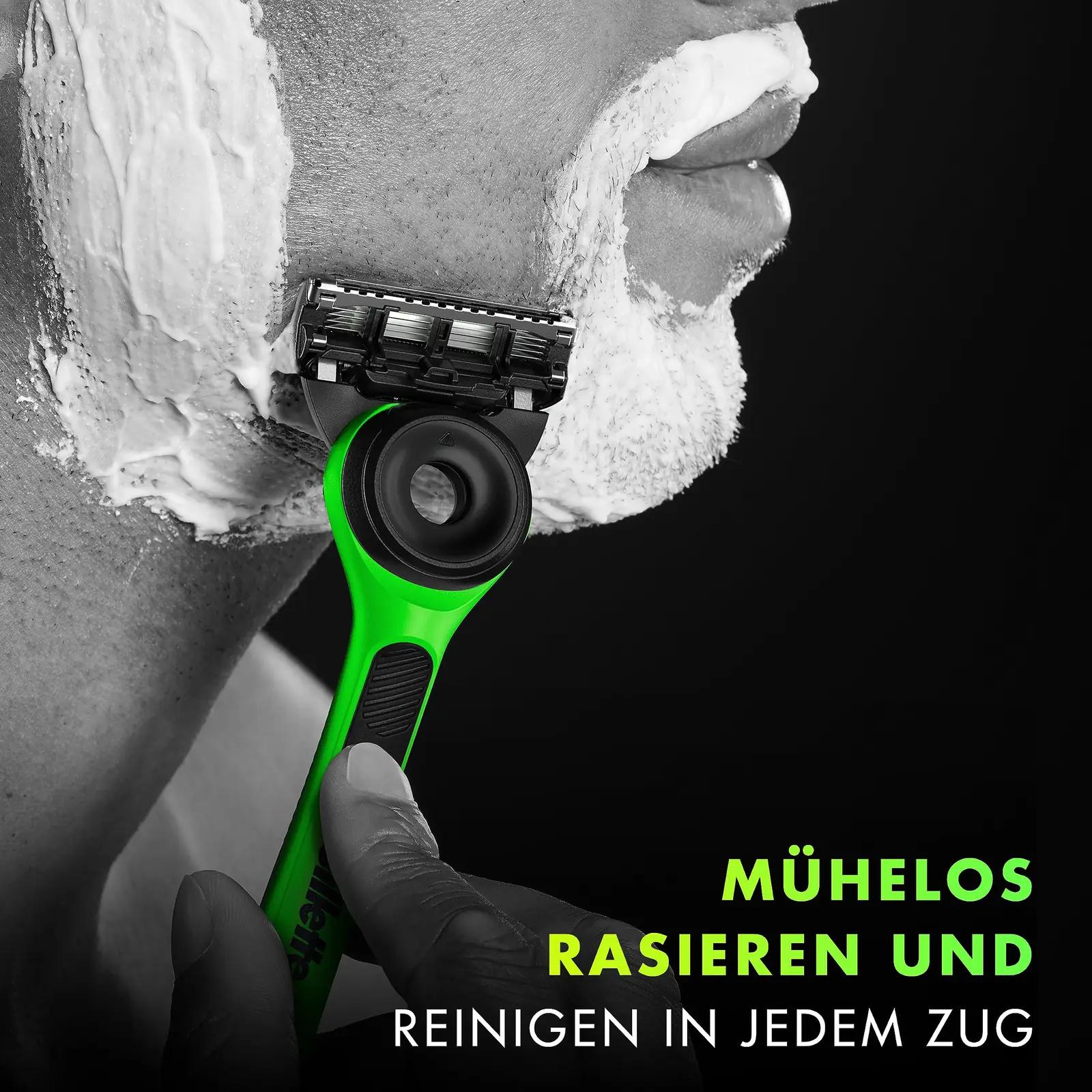 Gillette Labs eriline puhastusega raseerija — must, kaasas – pakend ja tarvikud