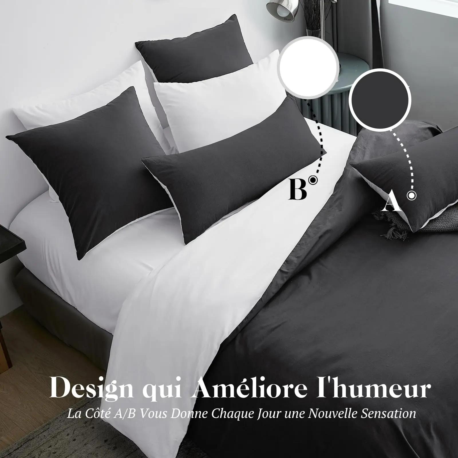 SOULFUL pehme puuvillane voodipesu antratsiit – detailne vaade