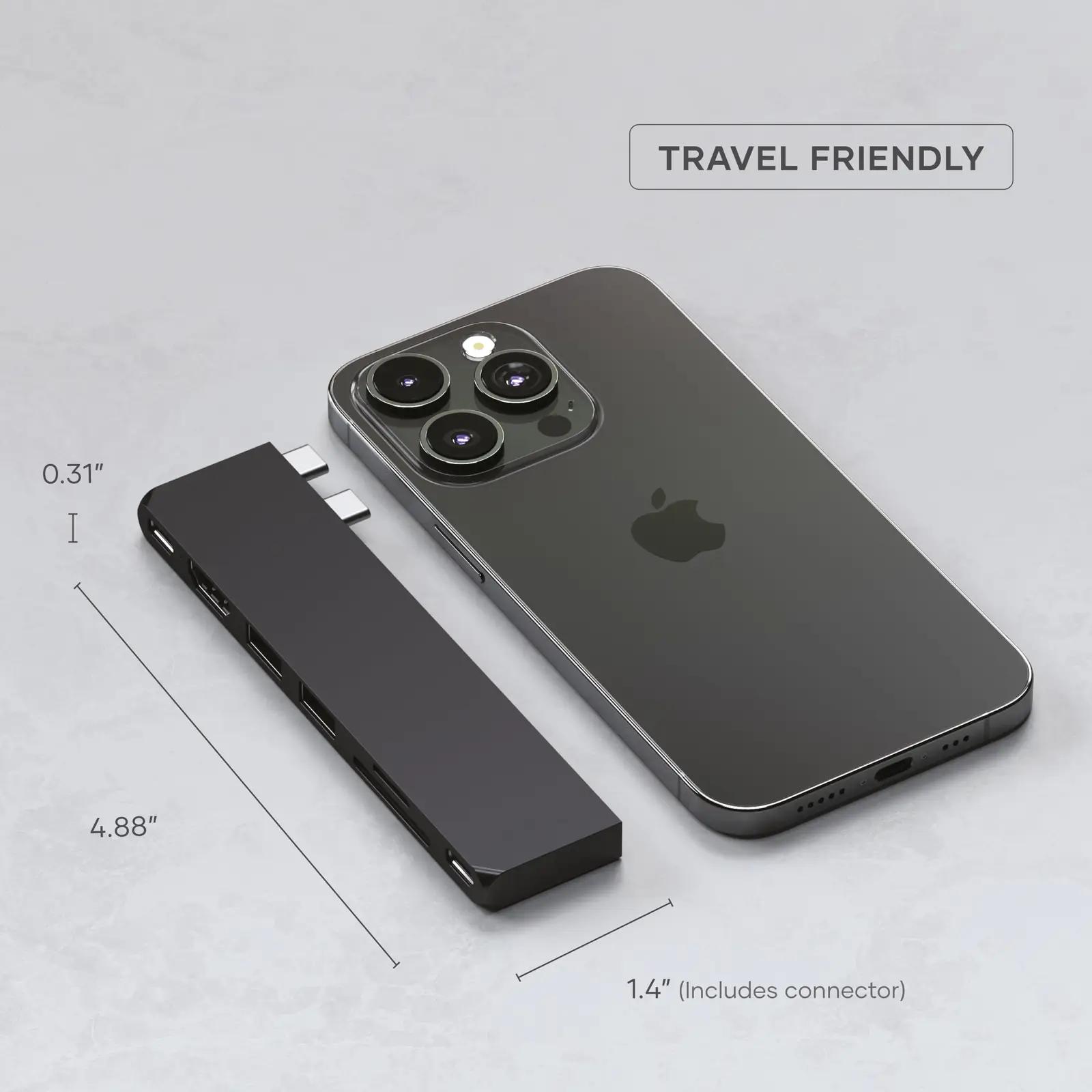 SATECHI elegantne alumiiniumist USB-C hub — 7-ühes laadimise ja – pilt 7
