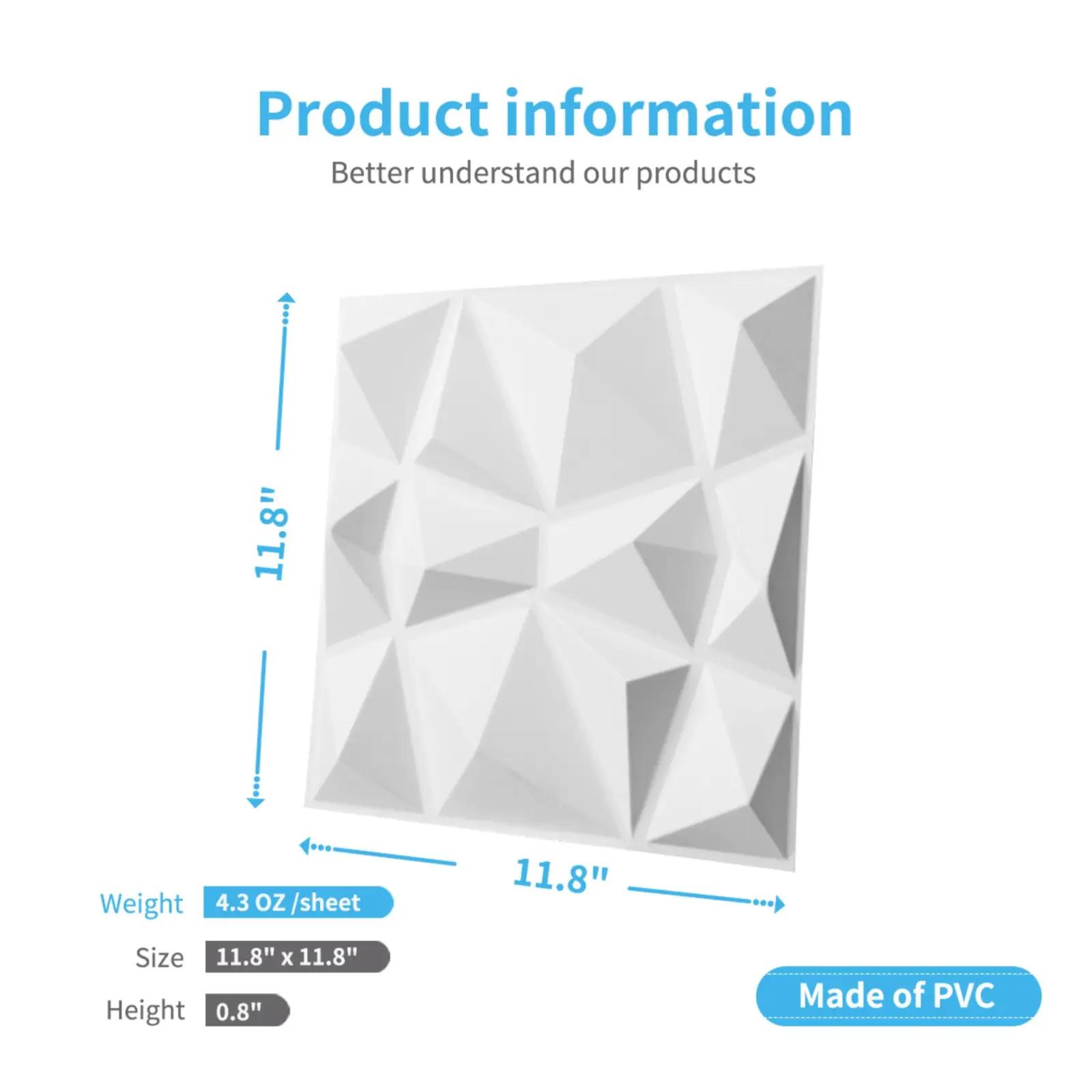 Art3d matt valge PVC 3D seinapaneel — dekoratiivne ja vastupidav – kasutusnäide
