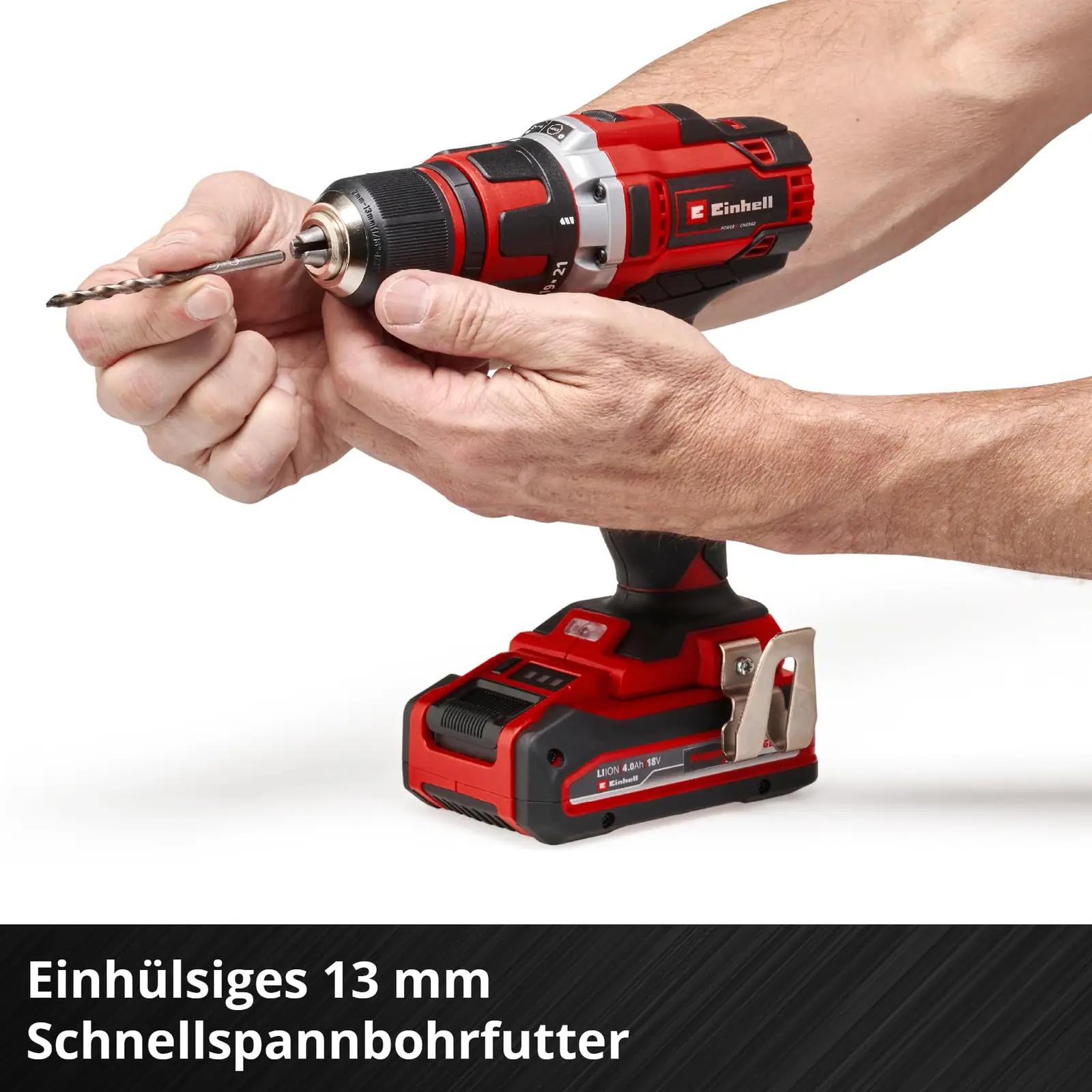 Einhell vastupidav aku-puurvasar — 18 V, 40 Nm tööriist – pilt 7