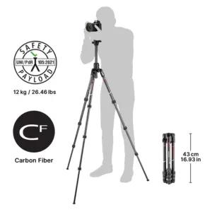 Manfrotto MKBFRC4GTXP-BH kolmjalg-statiivid – detailne lähivaade