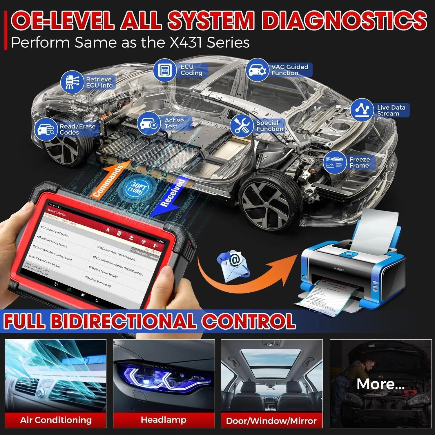 LAUNCH obd-ii diagnostikaseadmed Creader Professional 919E BT – kasutusnäide