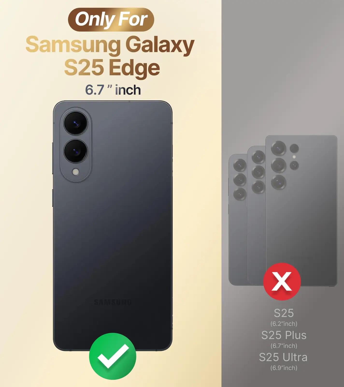 XYZ Samsung Galaxy S25 Edge kestad ja ümbrised – detailne lähivaade