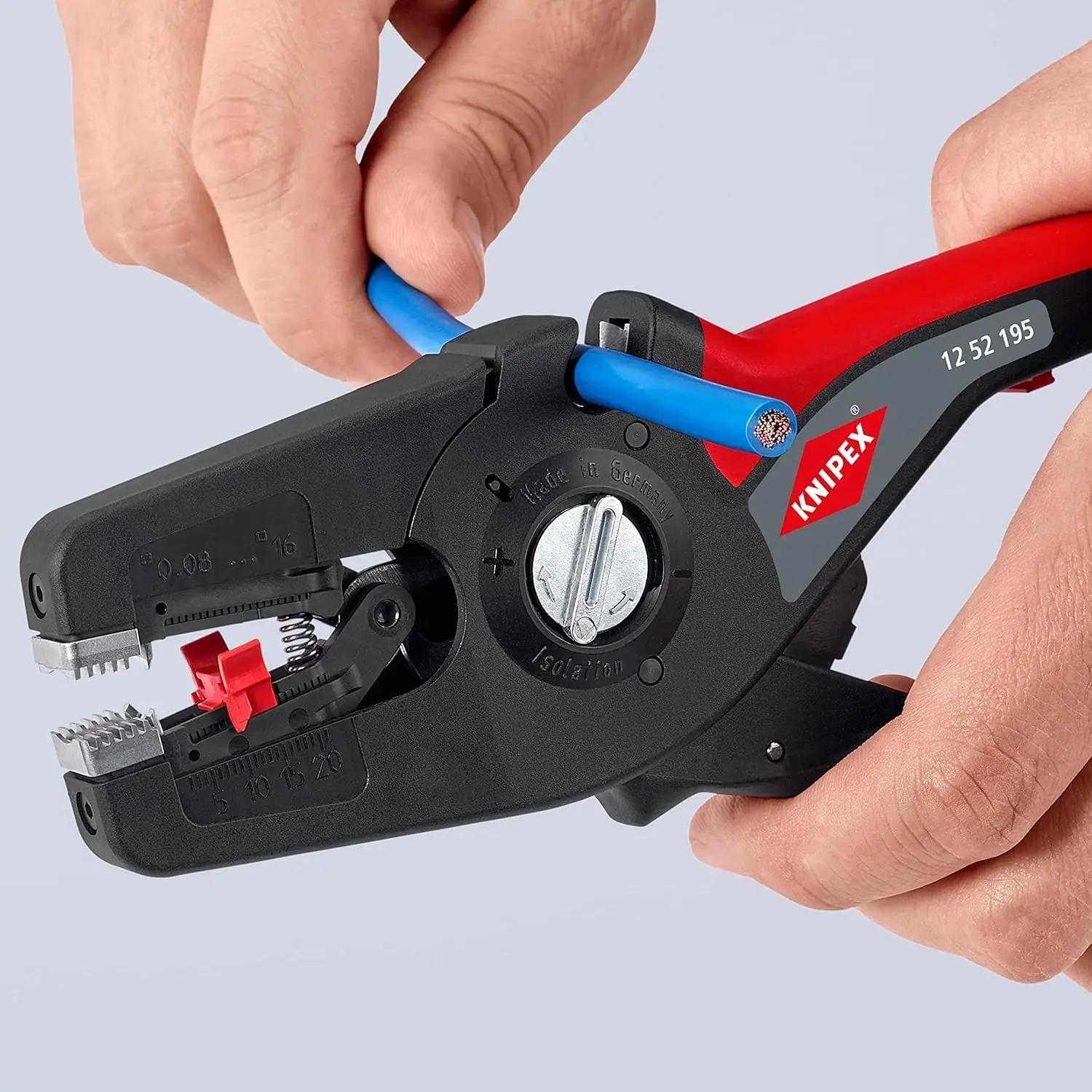 KNIPEX 12 42 195 abisolimistööriistad – detailne lähivaade