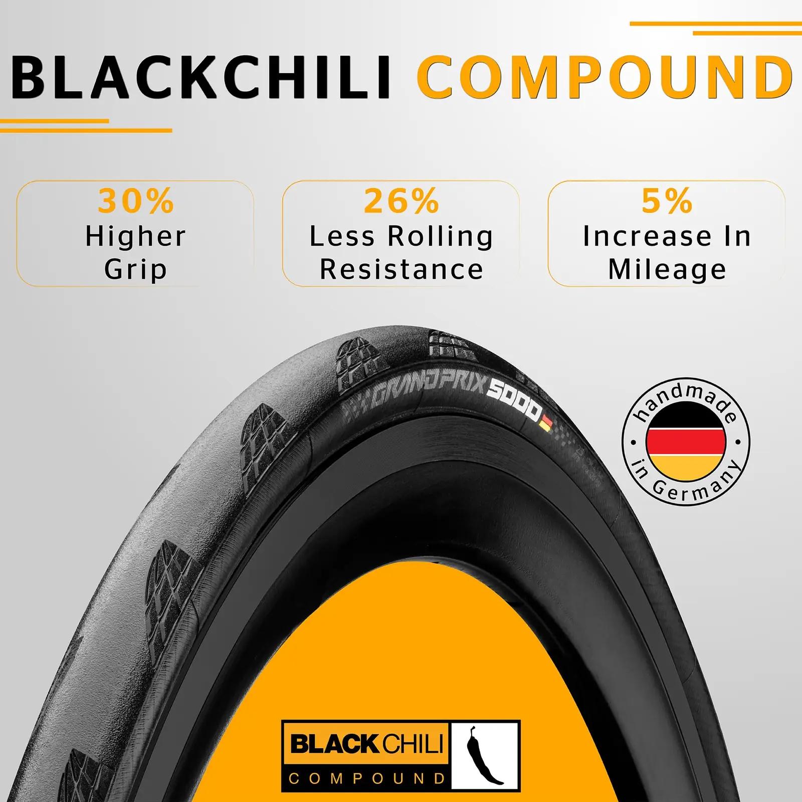 Continental vastupidav 28″ jalgrattarehv – Grand Prix 5000 – detailne vaade