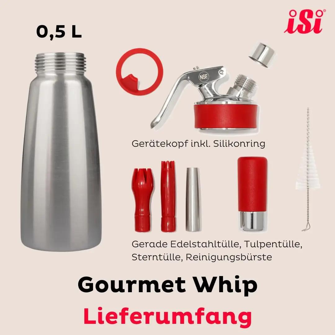 ISI roostevaba 500 ml vahustaja – vastupidav köögikaaslane – detailne vaade