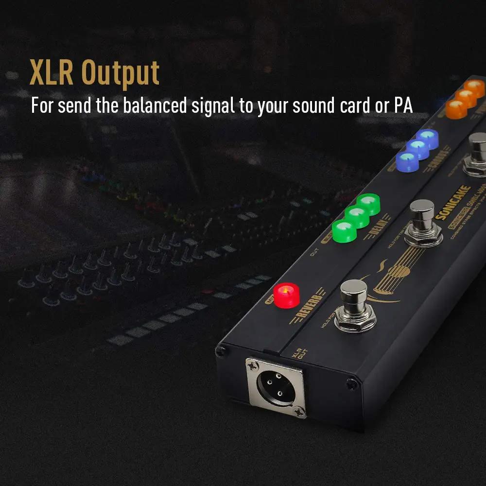 SONICAKE puidune multi-efektpedal akustilisele kitarrile — – lisavaade