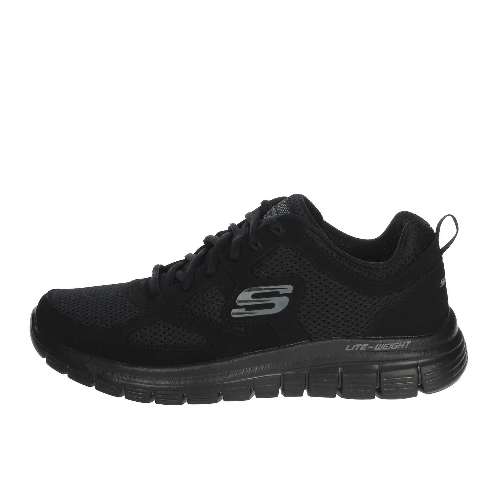 Skechers mugavad spordijalatsid mustast võrgust puhvriheinaga