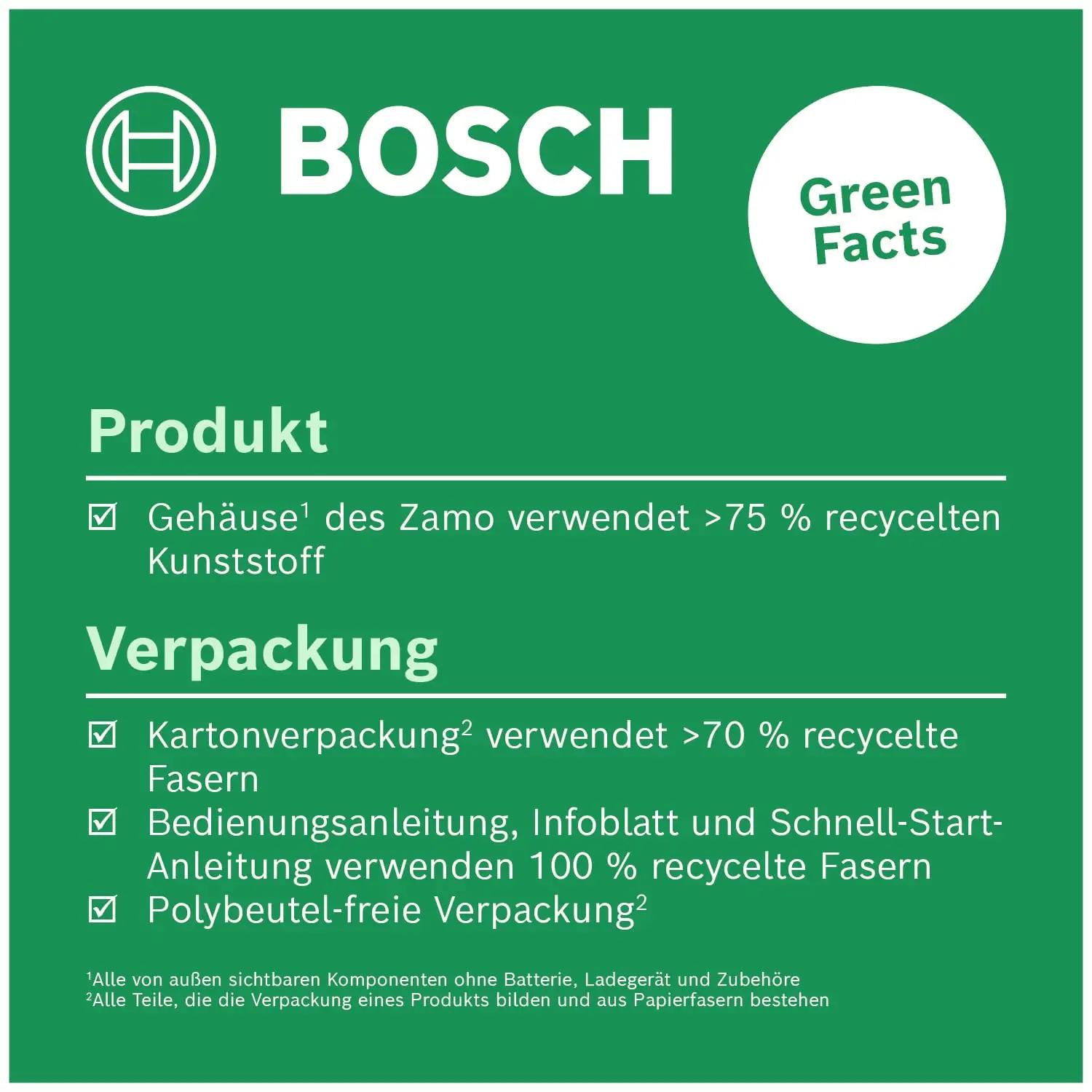 Bosch kerge plastikust lasermõõtur Zamo IV – täpne kuni 25 m – pakend ja tarvikud