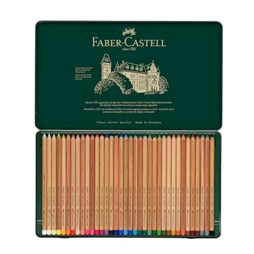 Faber-Castell kunstipastellid 36 tk — metallkarbis loovuseks – kasutusnäide