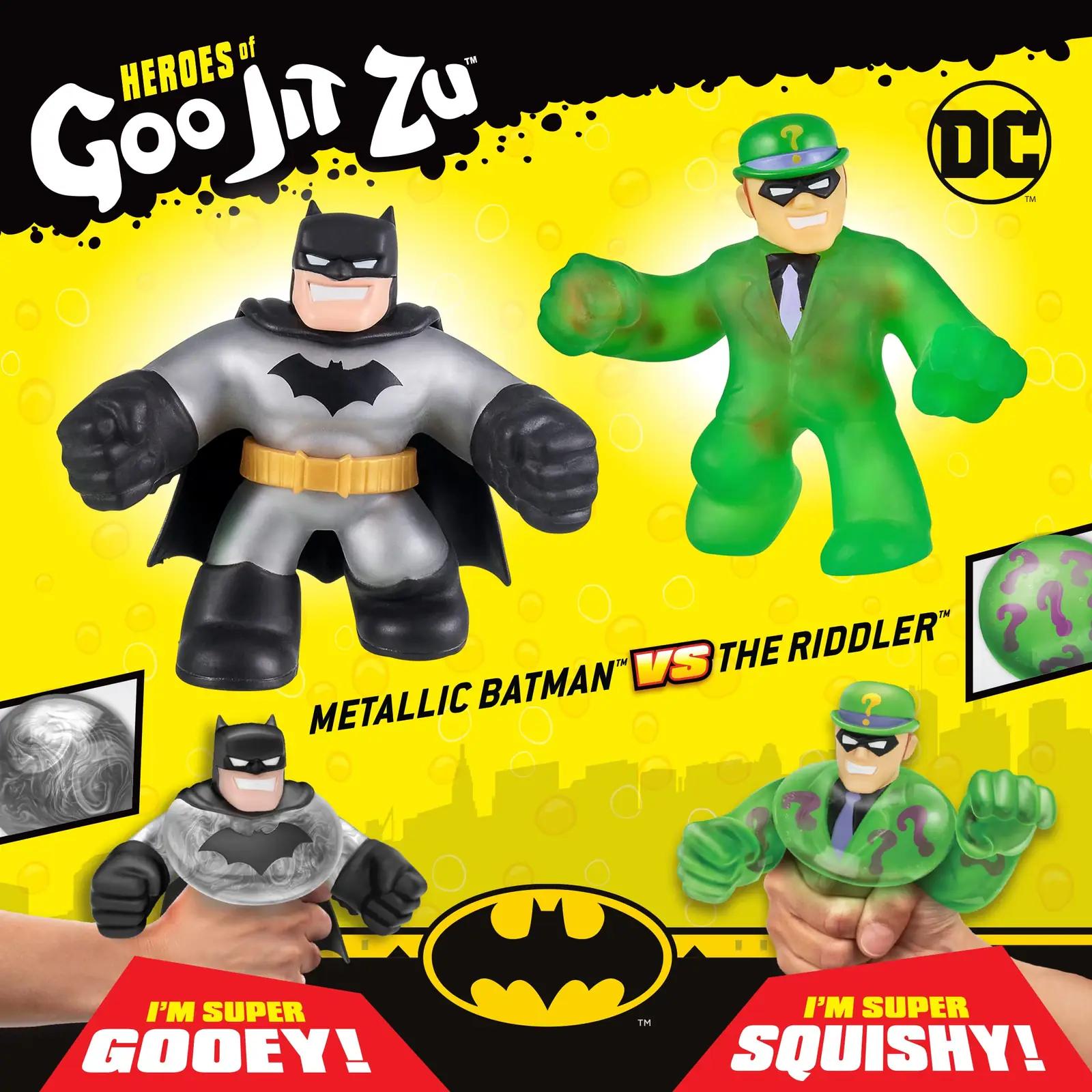 Heroes of Goo Jit Zu veniv Batman vs Riddler komplekt lastele – kasutusnäide