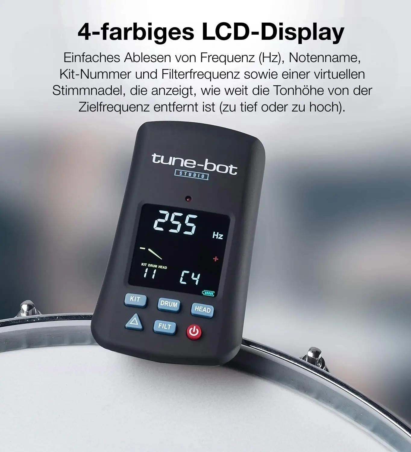 tune-bot drum tuner — täpne trummide häälestaja praktilise kotiga – pilt 6