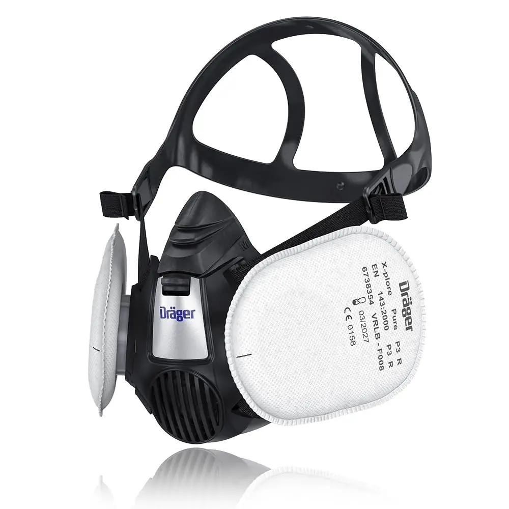 Dräger mugav silikoonist poolmask – kaitse tolmu eest, suurus L