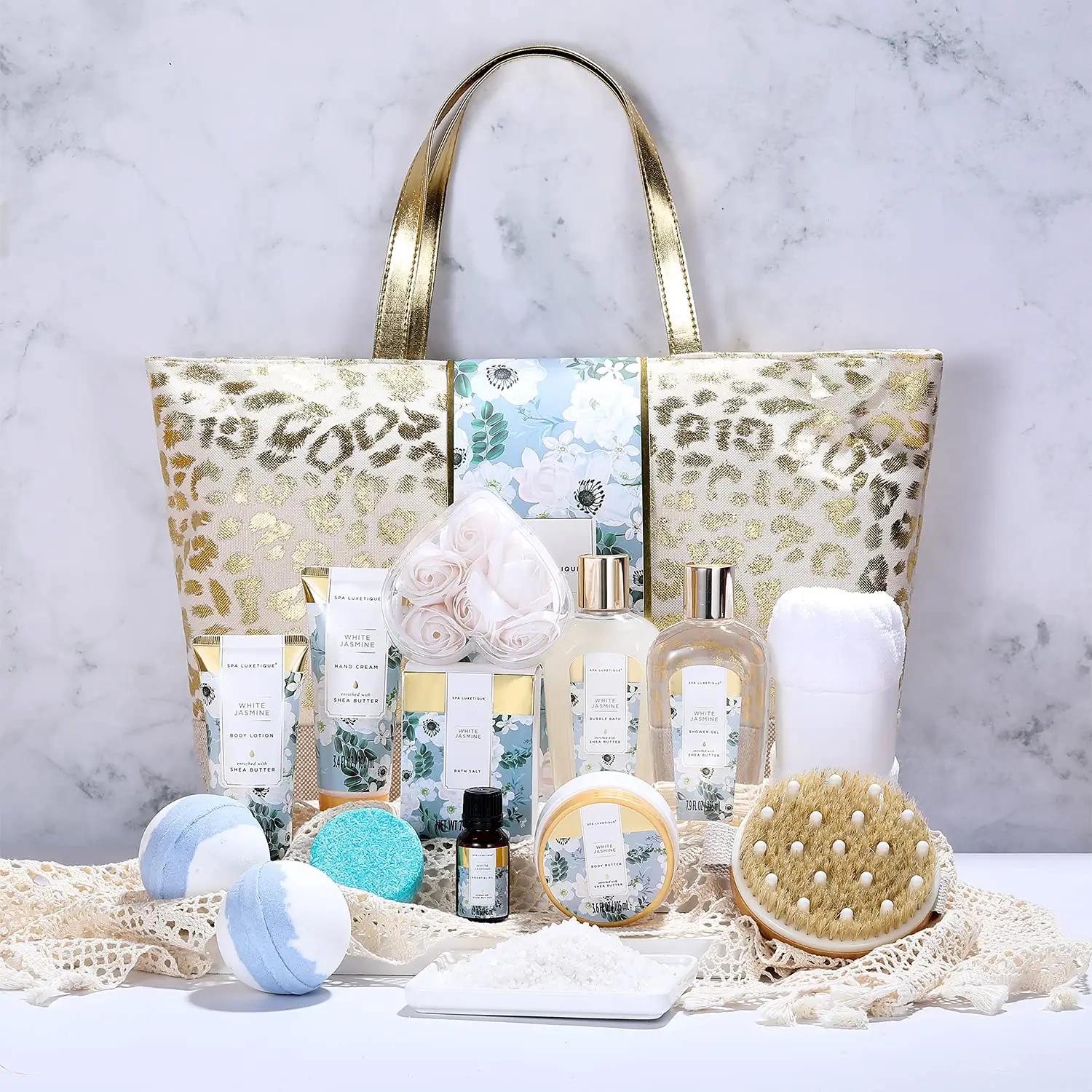 spa luxetique spa-hoolduskomplekt 15-osaline lõõgastuseks – detailne vaade