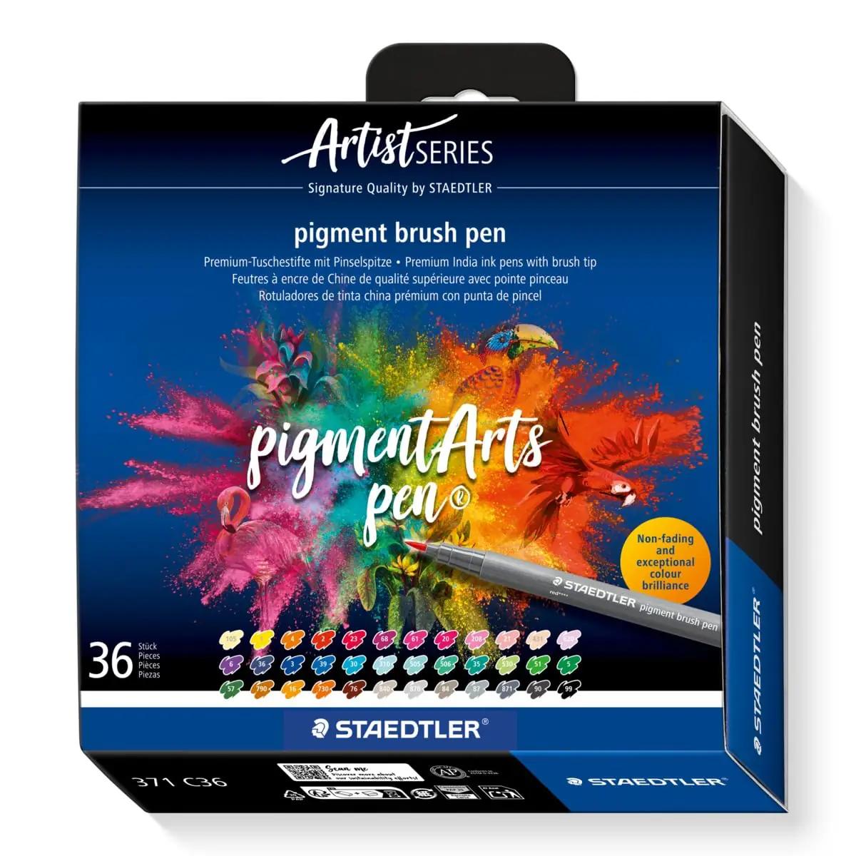 STAEDTLER pintselpliiatsite komplekt – veekindel 36 värvi
