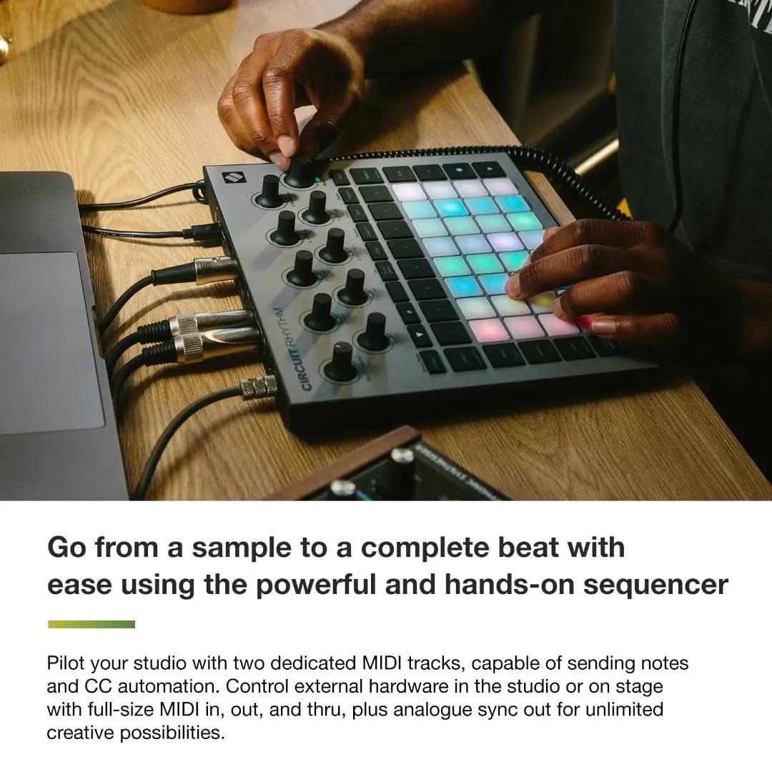Novation groovebox ja sampler — robustne vinüülmaterjal – pilt 7