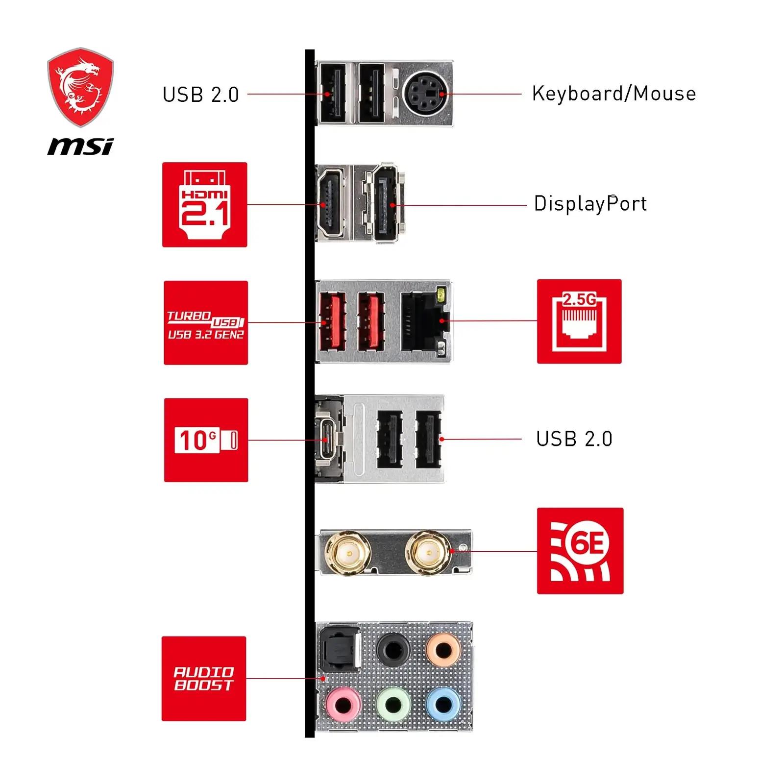 MSI mängumainboard ATX DDR5 – kiire ja stabiilne platvorm – pilt 6